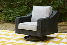 Load image into Gallery viewer, Beachcroft - Swivel Lounge Chair - Black / Light Gray