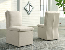 Load image into Gallery viewer, Krystanza - Dining UPH Side Chair (Set of 2) - Oatmeal