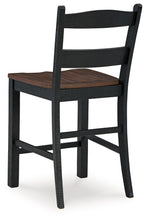 Load image into Gallery viewer, Valebeck - Barstool (Set of 2) - Black / Brown