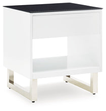 Load image into Gallery viewer, Gardoni - Rectangular End Table - White / Black