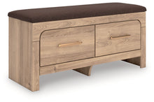 Load image into Gallery viewer, Kinlanni - Bedroom Upholstered Storage Bench - Tan / Brown