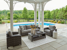 Load image into Gallery viewer, Oasis Court - Sofa, Chairs, Table Set (Set of 4) - Gray