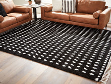 Load image into Gallery viewer, Minston - 5' x 7' Rug - Black / White