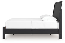 Load image into Gallery viewer, Danziar - Full Panel Bed With Low Footboard - Black