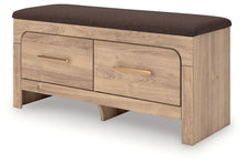 Load image into Gallery viewer, Kinlanni - Bedroom Upholstered Storage Bench - Tan / Brown
