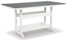 Load image into Gallery viewer, Transville - RECT COUNTER TABLE W/Umb OPT - Gray / White