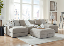 Load image into Gallery viewer, Aslan Court - 5 Pc. - 4-Piece Sofa Pit Sectional, Ottoman - Pebble