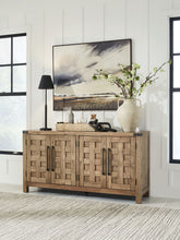 Load image into Gallery viewer, Ridgester - Dining Room Server - Light Brown