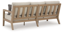 Load image into Gallery viewer, Hallow Creek - Sofa With Cushion - Driftwood