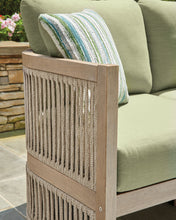 Load image into Gallery viewer, Serena Shores - Sofa With Cushion - Beige / Green