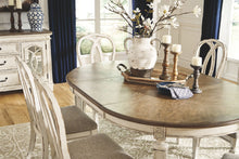 Load image into Gallery viewer, Realyn - Oval Dining Room Extension Table - Chipped White