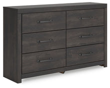 Load image into Gallery viewer, Hollivern - Six Drawer Dresser - Dark Gray