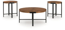 Load image into Gallery viewer, Crosstrail - Occasional Table Set (Set of 3) - Brown
