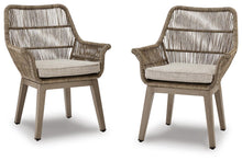 Load image into Gallery viewer, Beach Front - Arm Chair With Cushion (Set of 2) - Beige