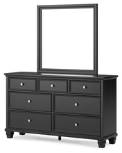 Load image into Gallery viewer, Lanolee - Dresser And Mirror - Black