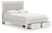 Load image into Gallery viewer, Zuraleus - Upholstered Panel Platform Storage Bed