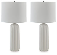 Load image into Gallery viewer, Clarkland - Ceramic Table Lamp (Set of 2) - White