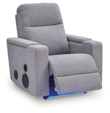 Load image into Gallery viewer, Pineland - Glider Power Recliner With Audio System - Pewter