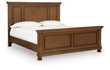 Load image into Gallery viewer, Zackaryn - King Panel Bed - Warm Brown