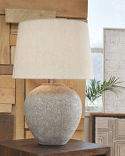 Load image into Gallery viewer, Dreward - Paper Table Lamp - Distressed Gray