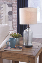 Load image into Gallery viewer, Bandile - Glass Table Lamp - Clear / Bronze Finish