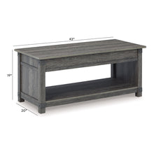 Load image into Gallery viewer, Freedan - Rect Lift Top Cocktail Table - Grayish Brown