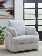 Load image into Gallery viewer, Alainmont Next-Gen Nuvella - Swivel Power Recliner - Stone