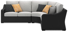 Load image into Gallery viewer, Beachcroft - 3-Piece Outdoor Sectional - Black