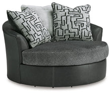 Load image into Gallery viewer, Brixley Pier - Oversized Swivel Accent Chair - Graphite