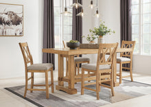 Load image into Gallery viewer, Havonplane - Upholstered Barstool (Set of 2) - Brown