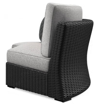 Load image into Gallery viewer, Beachcroft - 5-Piece Outdoor Sectional - Black / Light Gray