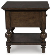 Load image into Gallery viewer, Veramond - Square End Table - Dark Brown