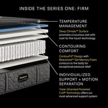Load image into Gallery viewer, Beautyrest Black - 12.5" Series One Hybrid Firm Mattress