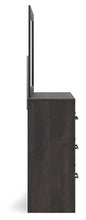 Load image into Gallery viewer, Hollivern - Dresser And Mirror - Dark Gray