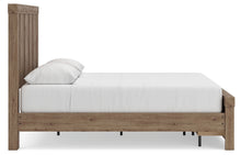 Load image into Gallery viewer, Oliandon - 3 Pc. - Queen Panel Storage Bed, Dresser And Mirror - Light Brown