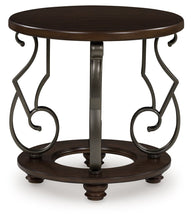 Load image into Gallery viewer, Frallyn - Round End Table - Dark Brown