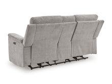 Load image into Gallery viewer, Barnsana - Dbl Power Reclining Loveseat with Console - Ash