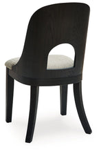 Load image into Gallery viewer, Rowanbeck - Dining Upholstered Side Chair (Set of 2) - Gray / Black