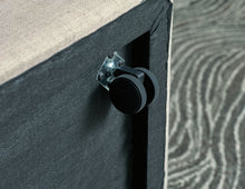 Load image into Gallery viewer, Krystanza - 9 Pc. - Dining Room Table, 8 Oatmeal Side Chairs - Weathered Gray