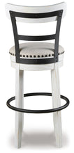 Load image into Gallery viewer, Valebeck - Tall Upholstered Swivel Barstool