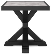 Load image into Gallery viewer, Beachcroft - Square End Table - Black / Light Gray