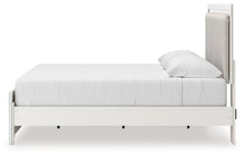Load image into Gallery viewer, Zuraleus - Upholstered Panel Platform Bed With Roll Slats