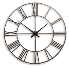 Load image into Gallery viewer, Paquita - Wall Clock - Antique Silver