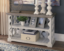 Load image into Gallery viewer, Havalance - Console Sofa Table - Gray / White