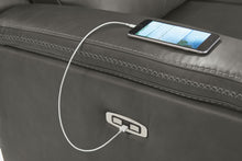Load image into Gallery viewer, Bleckley - Power Reclining Loveseat With Console / Adjustable Headrest