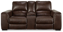 Load image into Gallery viewer, Alessandro - PWR REC Loveseat/Con/Adj HDRST - Walnut
