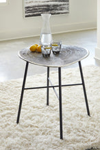 Load image into Gallery viewer, Laverford - Round End Table - Chrome / Black