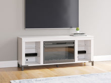 Load image into Gallery viewer, Brollevi - TV Stand With Fireplace - White