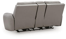 Load image into Gallery viewer, Real Moments - Power Reclining Loveseat With Audio Seating - Ash