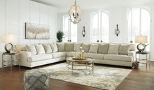Load image into Gallery viewer, Rawcliffe - Left Arm Facing Sofa 4 Pc Sectional - Parchment